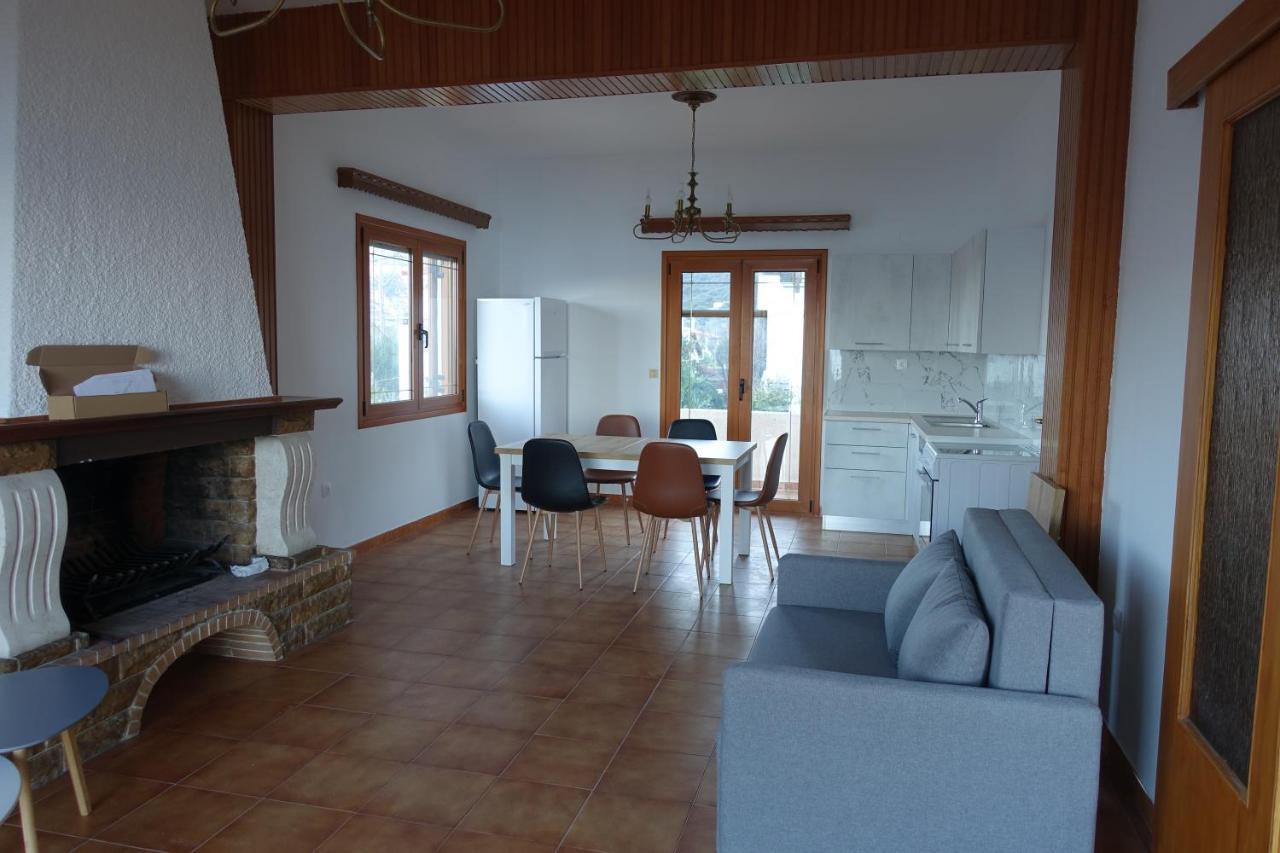 Villa In Kalloni Direkt Am Meer, Tolle Aussicht מראה חיצוני תמונה