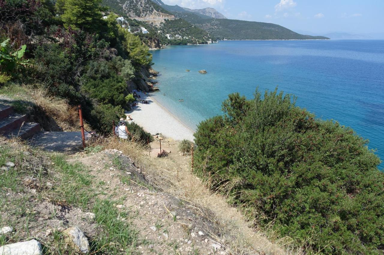 Villa In Kalloni Direkt Am Meer, Tolle Aussicht מראה חיצוני תמונה