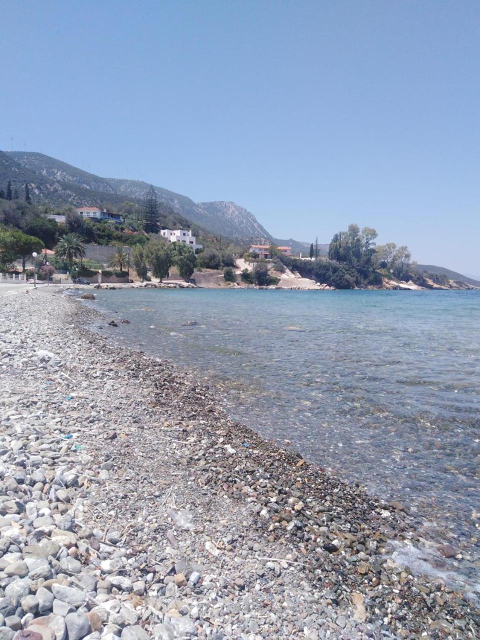 Villa In Kalloni Direkt Am Meer, Tolle Aussicht מראה חיצוני תמונה